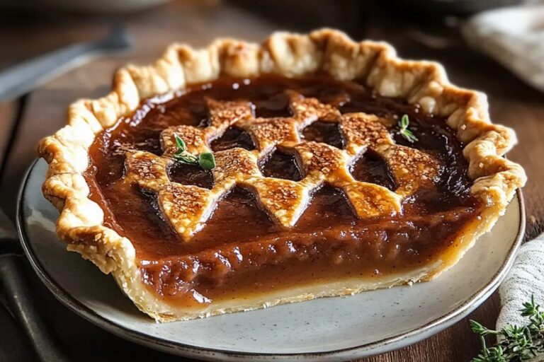 Apple Butter Pie With Quilt Top Crust Recipe
