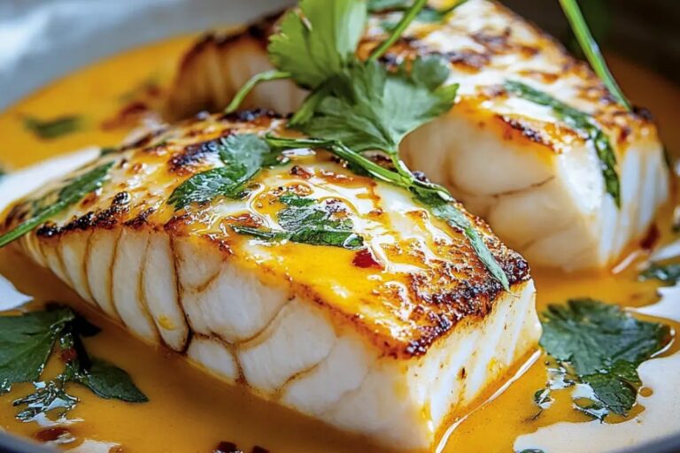 Tropical Grouper With Spicy Coconut-Ginger Sauce Recipe