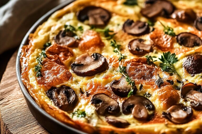 Mushroom Frittata Recipe