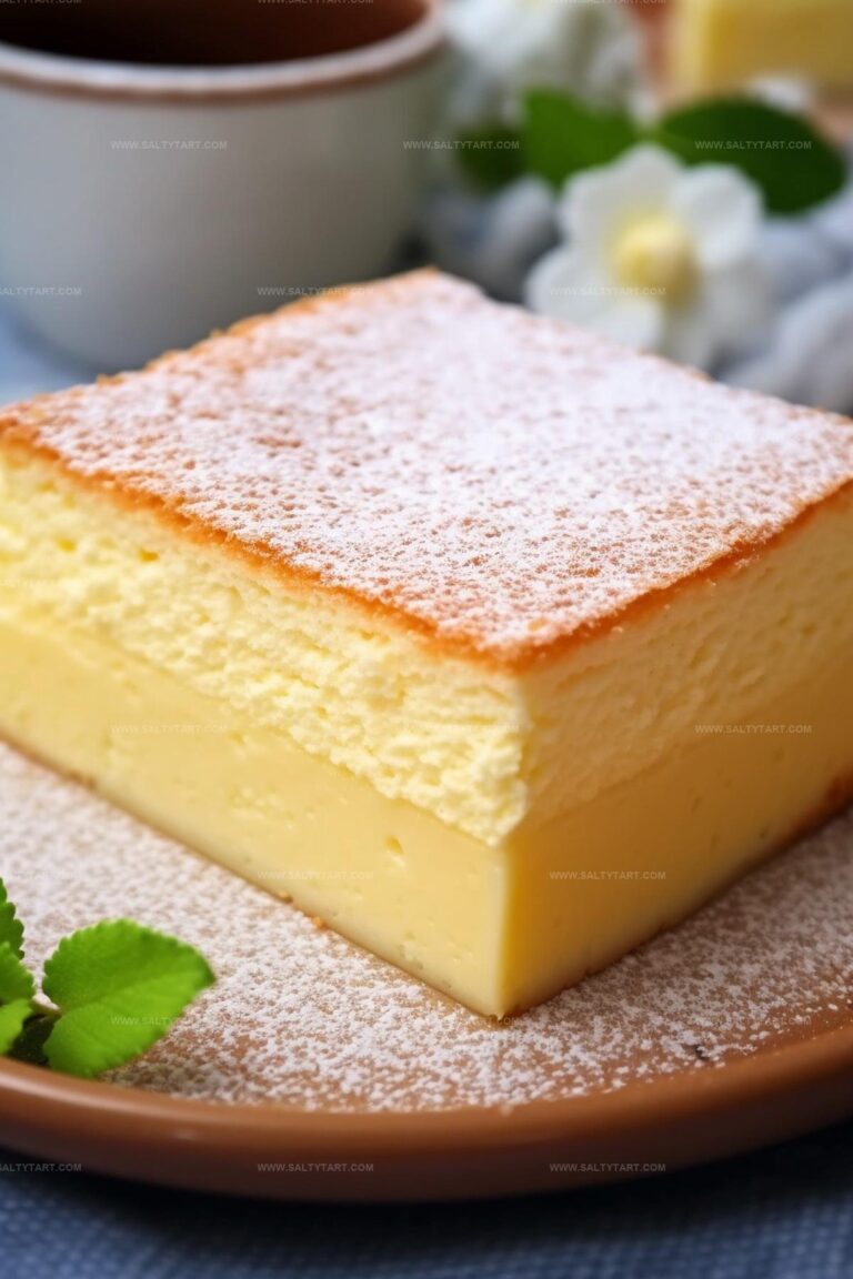 Vanilla Magic Custard Cake Recipe