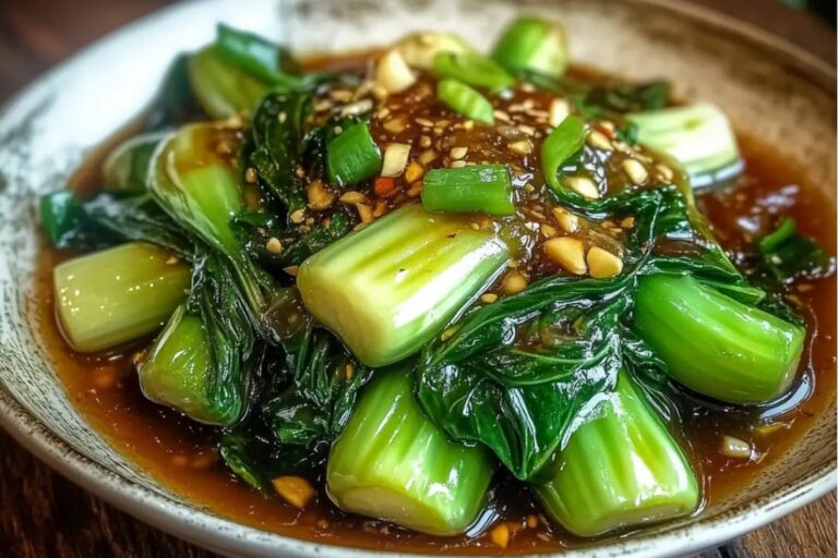 Bokchoy In Garlic Oyster Sauce Recipe