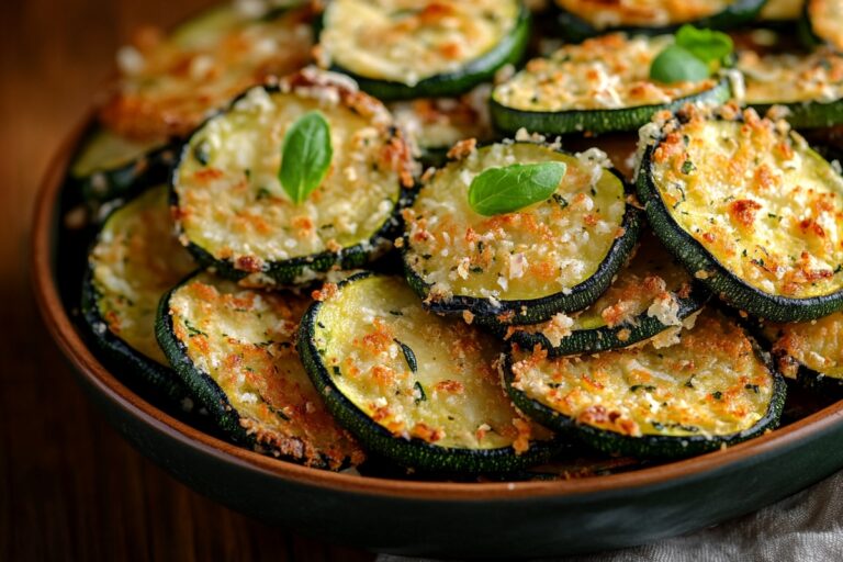 Crispy Parmesan Zucchini Rounds Recipe