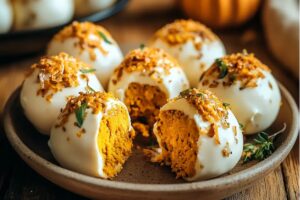 No-Bake Pumpkin Cheesecake Balls Recipe