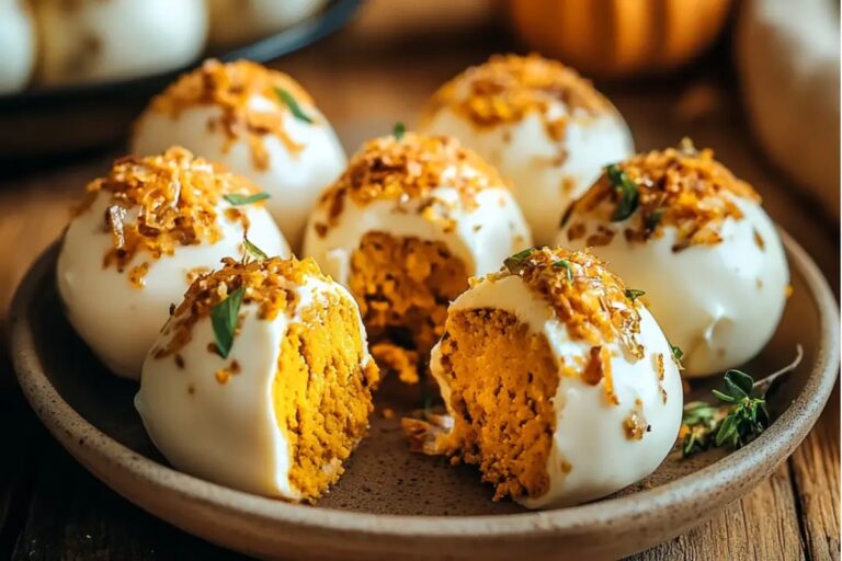 No-Bake Pumpkin Cheesecake Balls Recipe