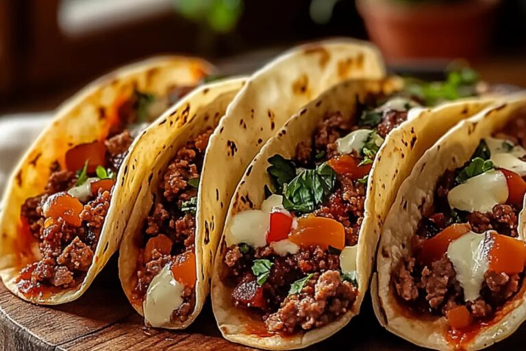 Meat Lovers Pizza Tacos Recipe