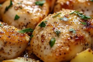 Garlic Parmesan Chicken And Potatoes Recipe