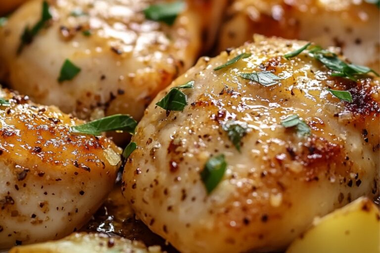Garlic Parmesan Chicken And Potatoes Recipe