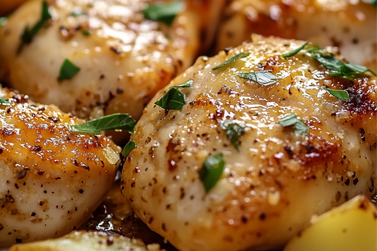 Garlic Parmesan Chicken And Potatoes Recipe
