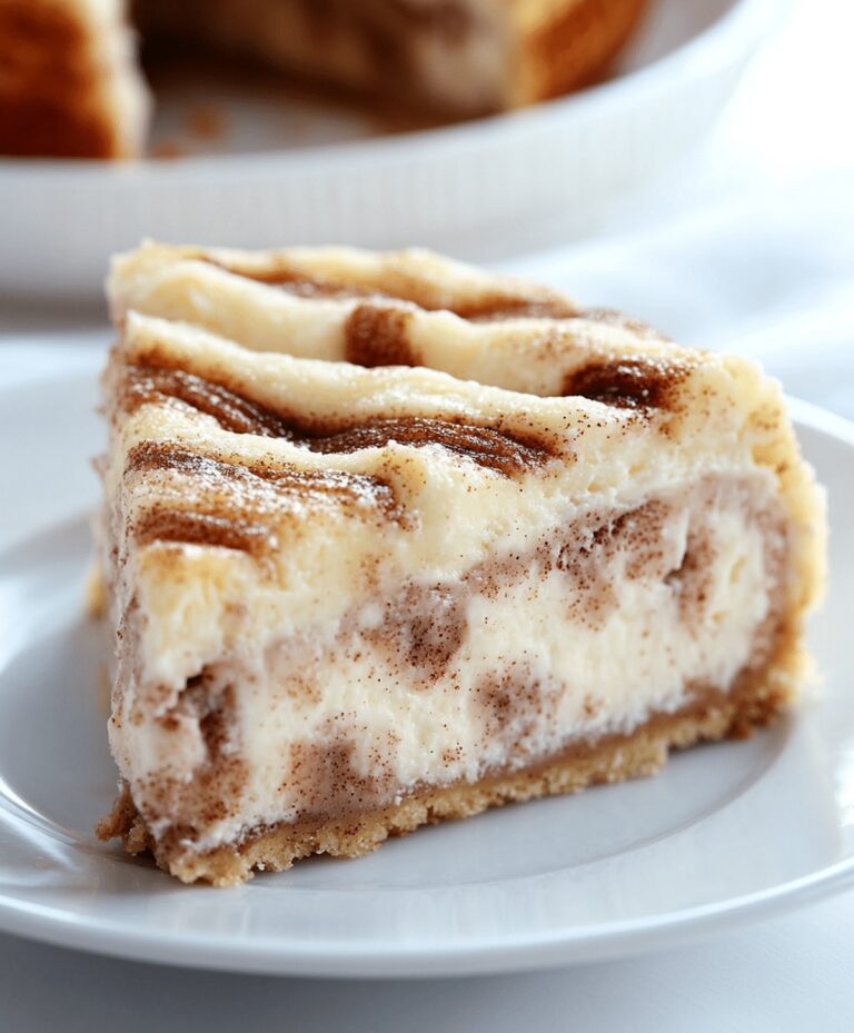 Cinnamon Roll Cheesecake Recipe