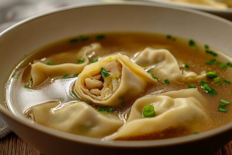Homemade Wonton Soup Recipe