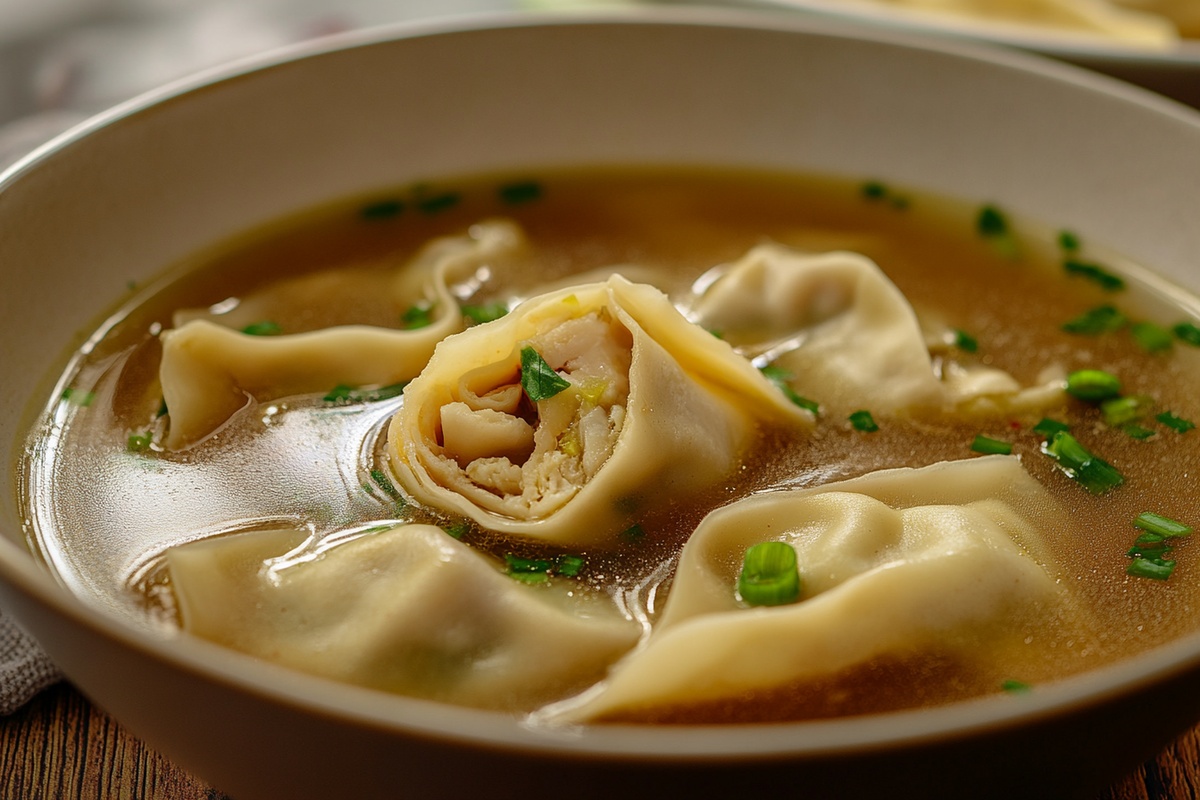 Homemade Wonton Soup Recipe