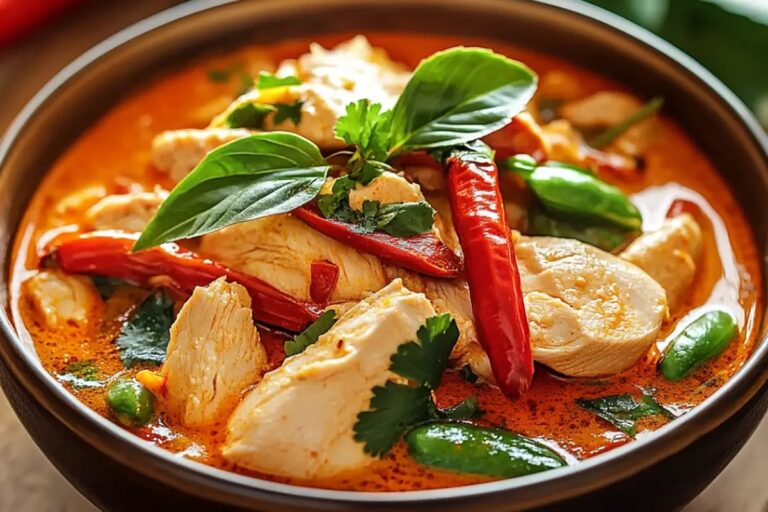 Thai Red Curry With Chicken Recipe