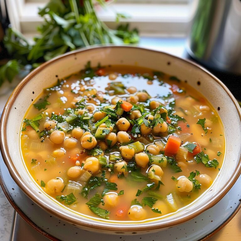 Greek Chickpea Soup Recipe