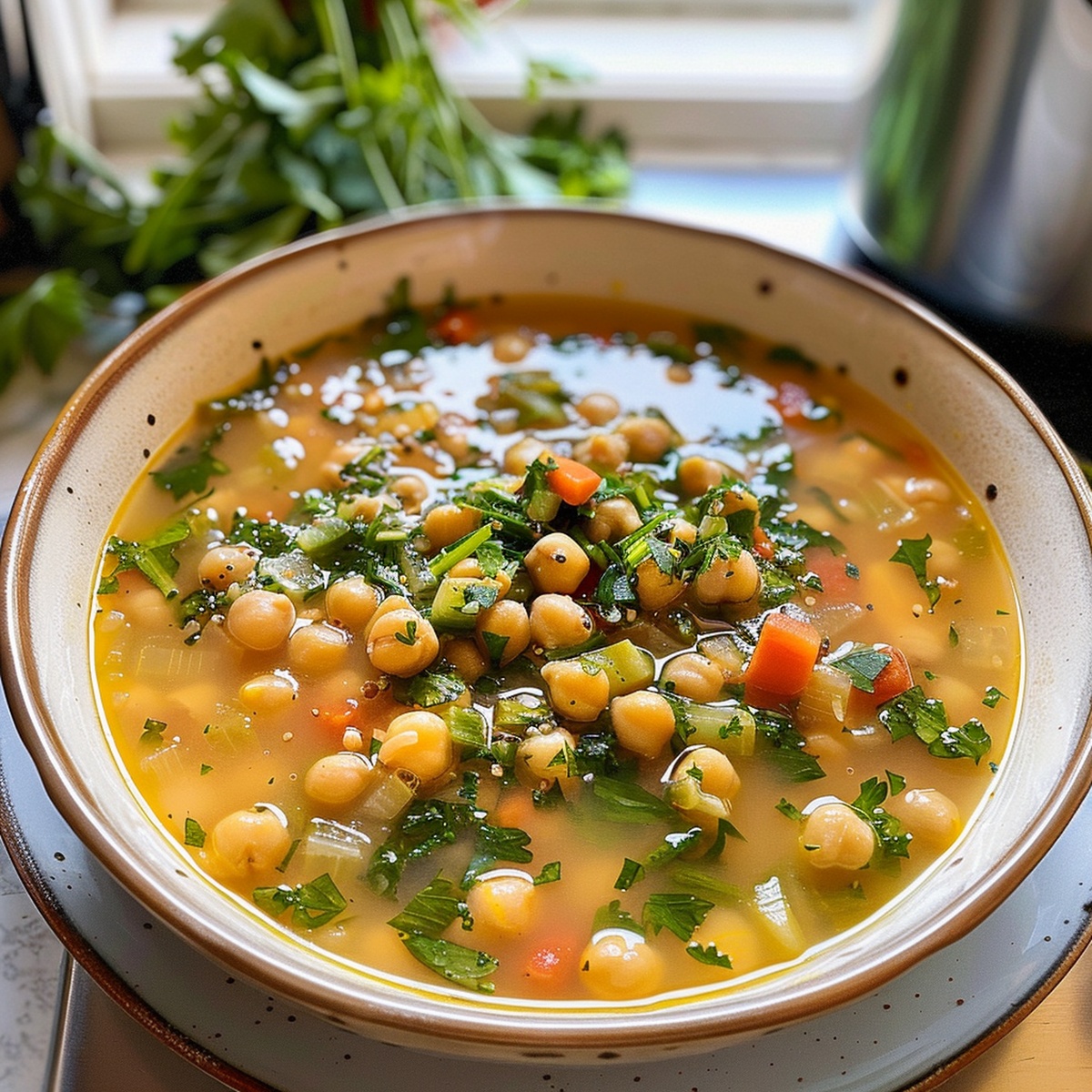 Greek Chickpea Soup Recipe