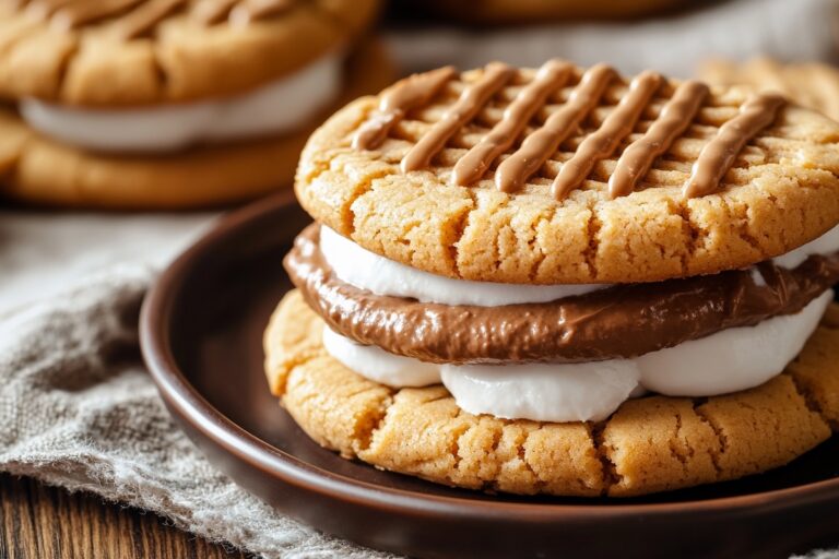 Peanut Butter Smores Sandwich Cookies Recipe