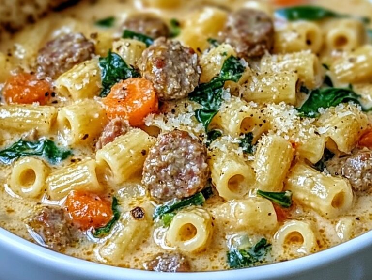 Classic Italian Sausage Ditalini Soup Recipe