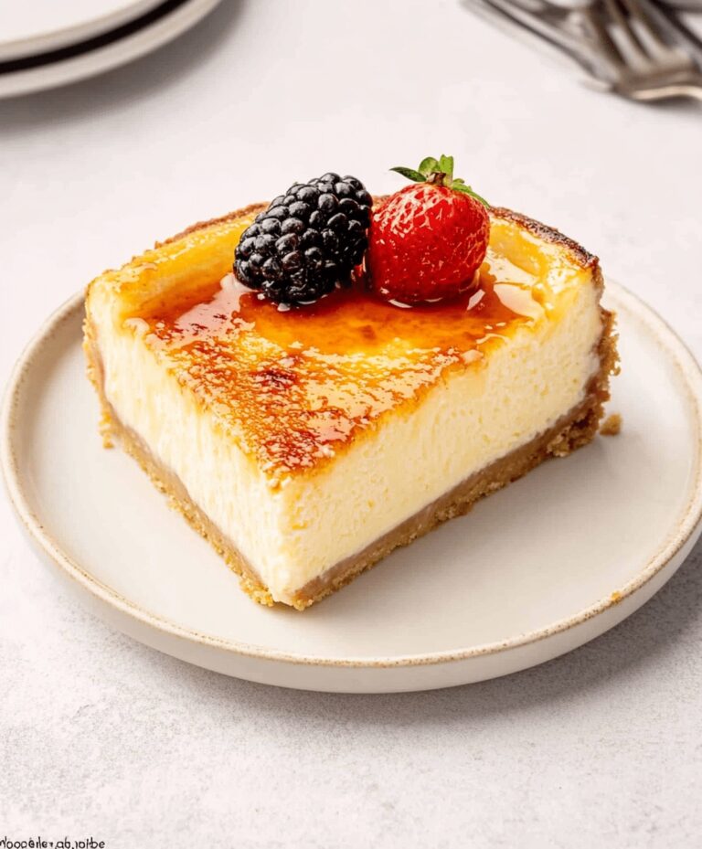 Creme Brulee Cheesecake Recipe