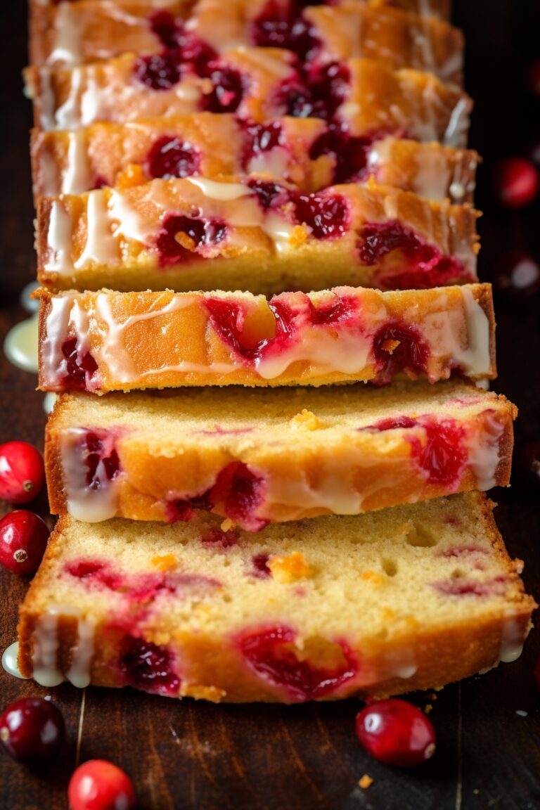 Cranberry Bread With Orange Glaze Recipe