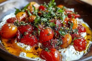 Tomato Confit And Whipped Feta Recipe