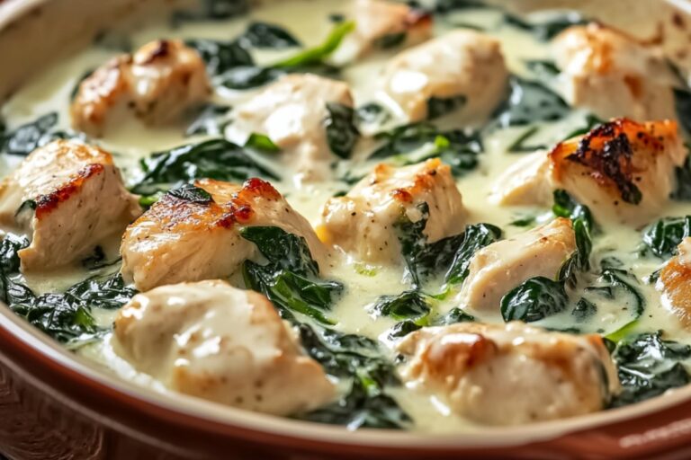 Chicken, Spinach & Mushroom Recipe