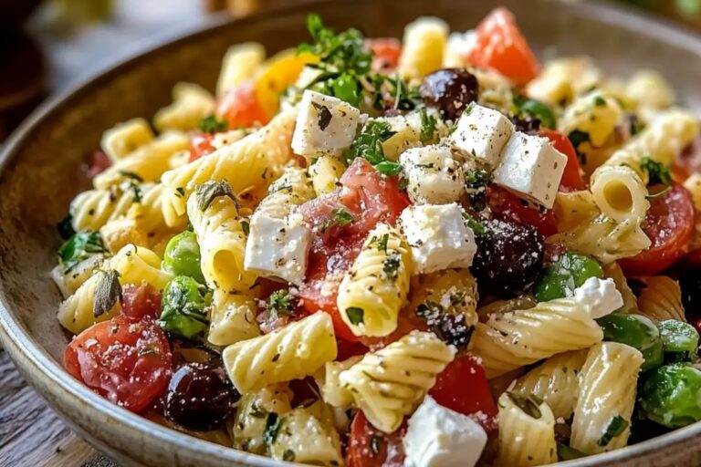 Horiatiki Pasta Salad Recipe