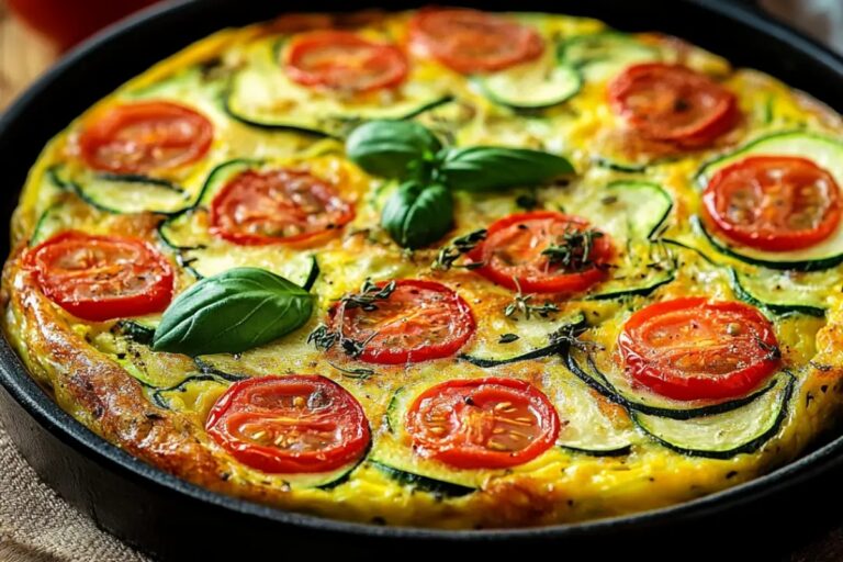 Zucchini And Tomato Frittata Recipe