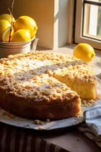Lemon Crumble Breakfast Cake Recipe