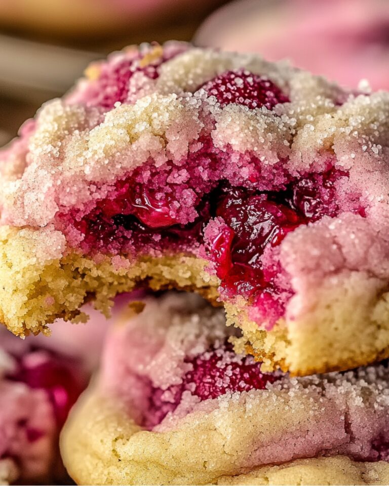 Soft And Chewy Raspberry Sugar Cookies Recipe