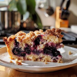 Blueberry Streusel Coffee Cake Recipe