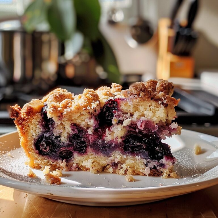 Blueberry Streusel Coffee Cake Recipe