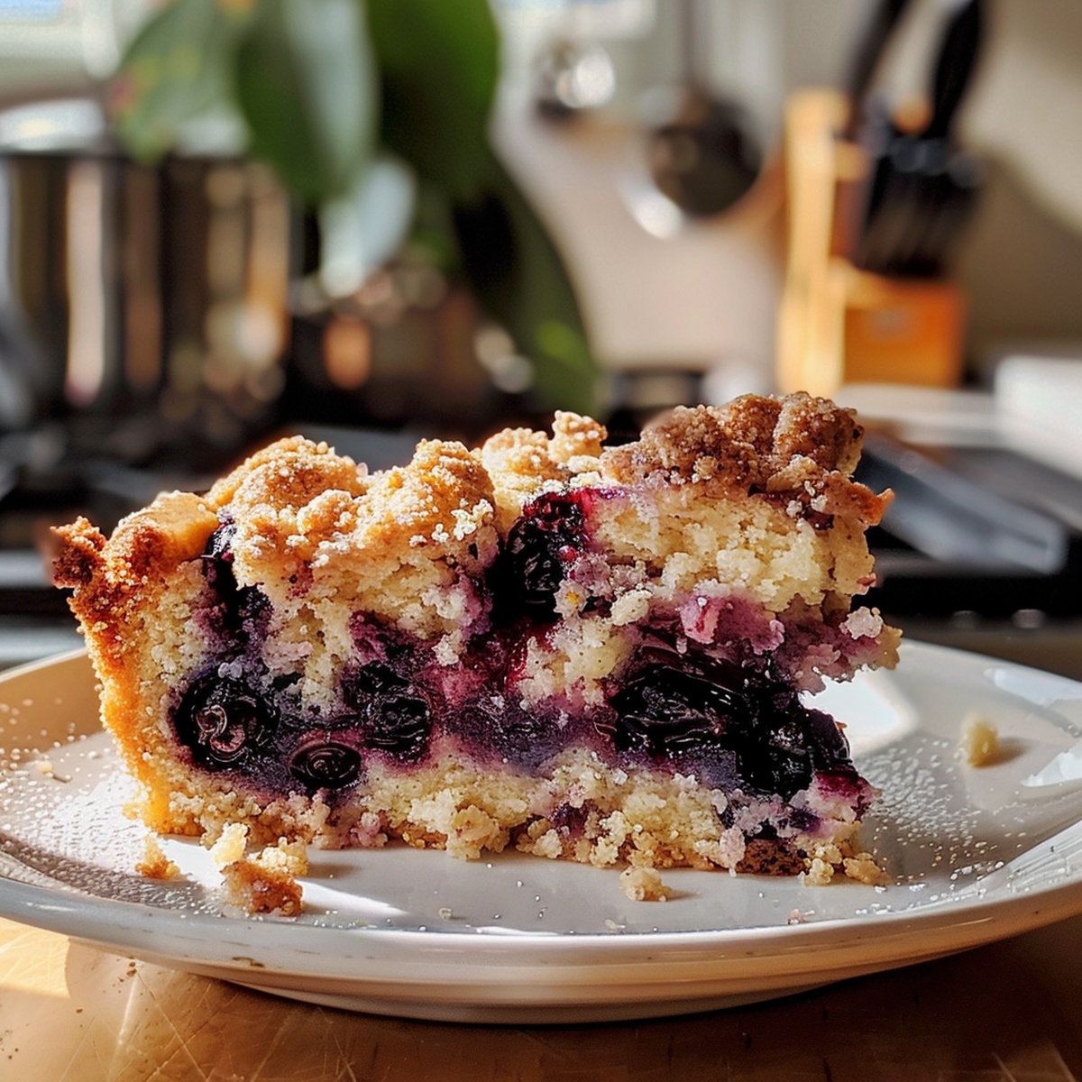 Blueberry Streusel Coffee Cake Recipe