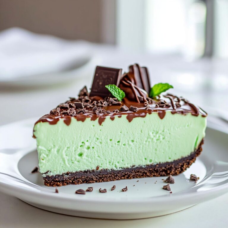 St. Patricks Day Mint Chocolate Cheesecake Recipe