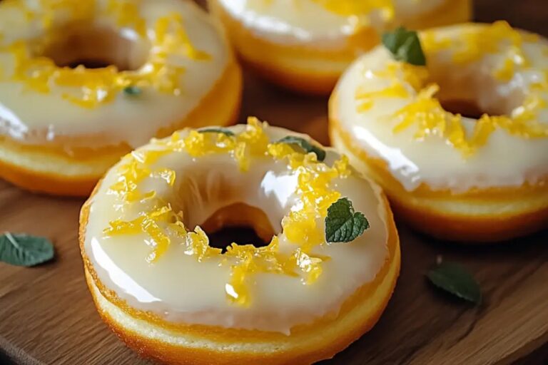 Lemon Cheesecake Doughnuts Recipe