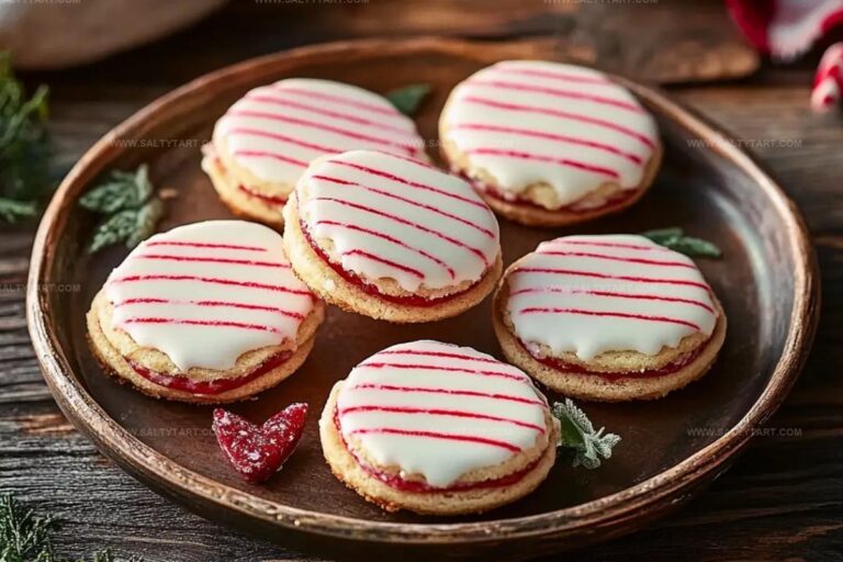 Striped Peppermint Sandwich Cookies Recipe