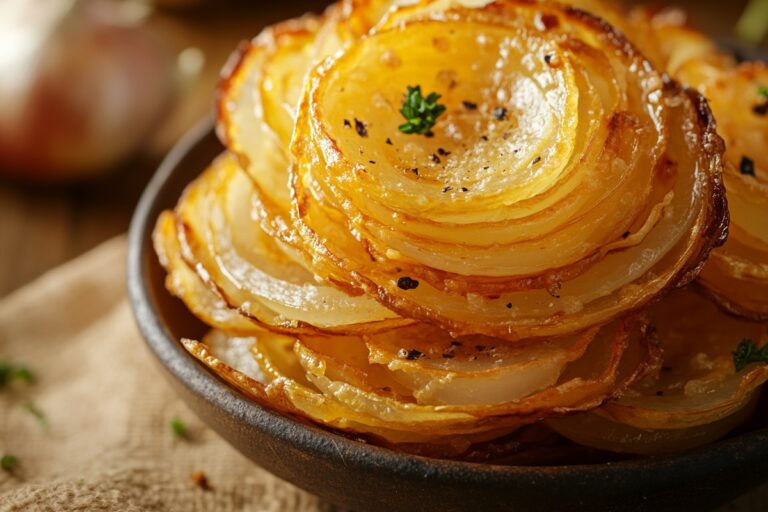 Crunchy Cheesy Onion Crisps Recipe