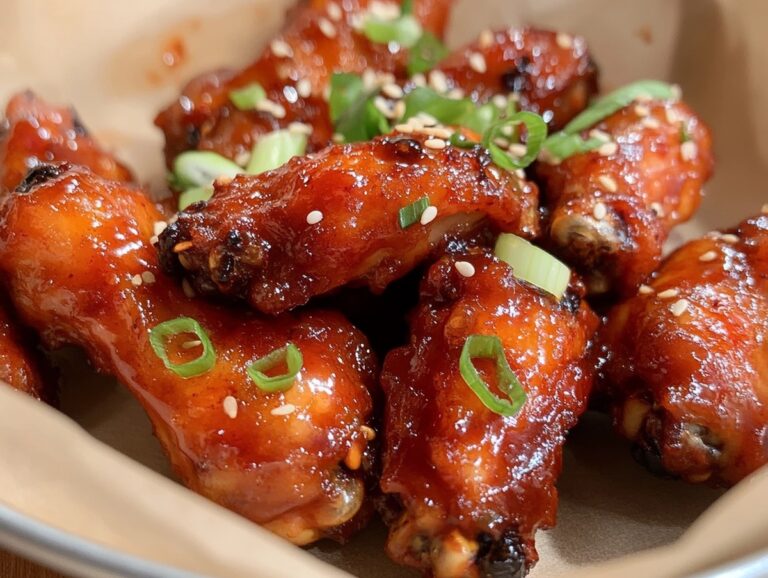 Sticky Asian Style Chicken Wings Recipe