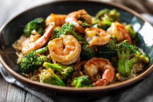 Stir-Fried Shrimp And Broccoli Recipe