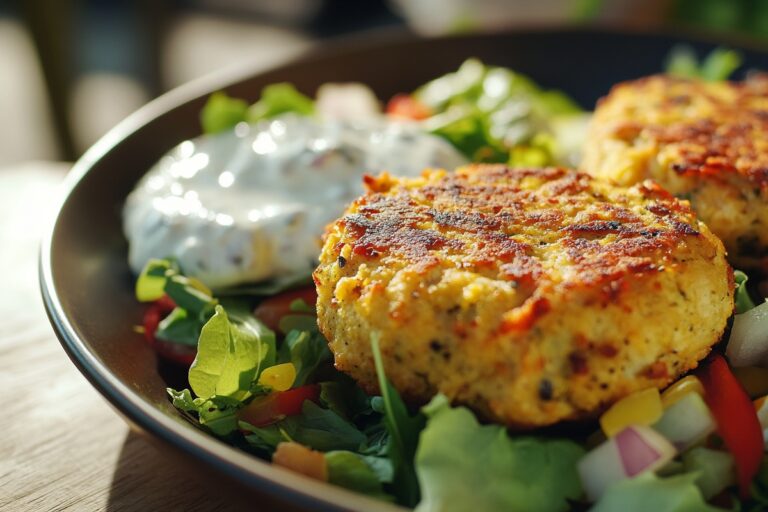 Mediterranean Salmon Patties Recipe