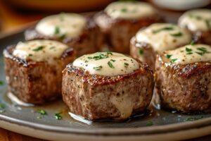 Garlic Parmesan Cream Sauce Steak Bites Recipe
