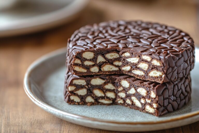 Easy No-Bake Chocolate Biscuit Cake Recipe