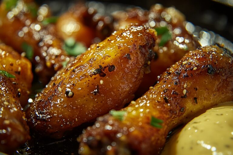Honey Lemon Pepper Wings Recipe