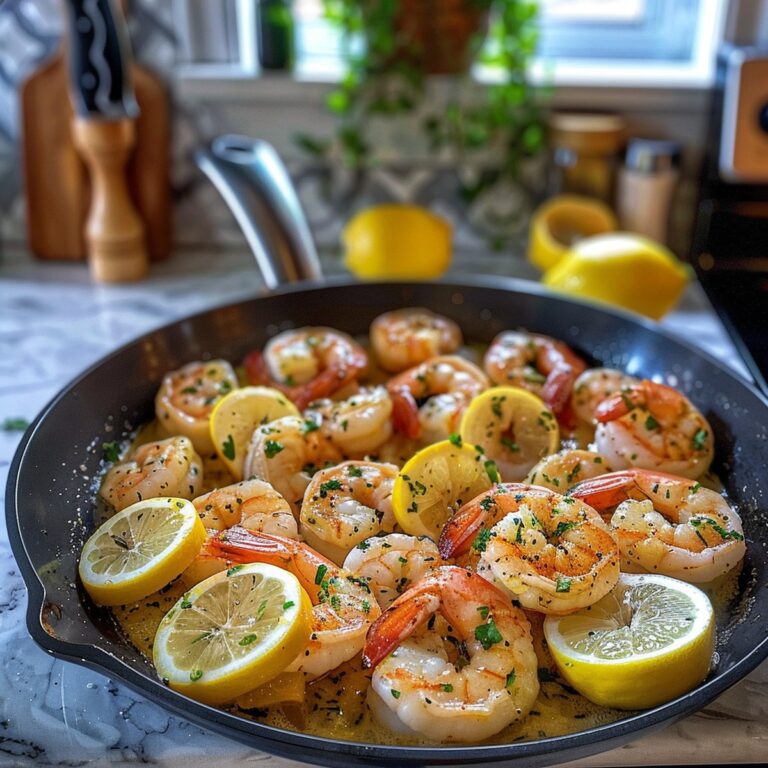 Spicy Lemon Garlic Shrimp Recipe