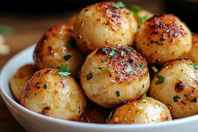 Chili Stuffed Garlic Dough Balls Recipe