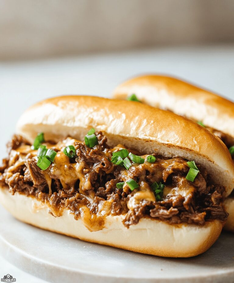 Cheesy Hot Beef Sandwich Recipe