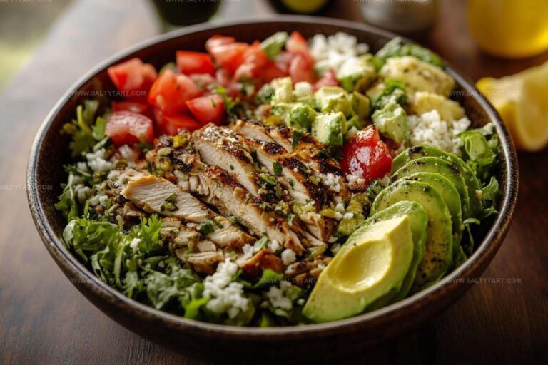 Crisp Chicken And Avocado Salad Bowl Recipe