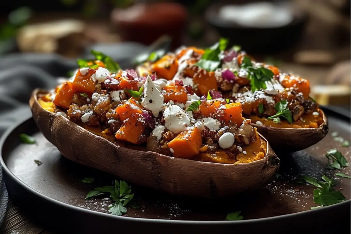 Stuffed Sweet Potatoes Recipe
