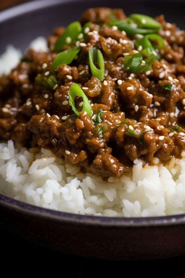 Mongolian Ground Beef Recipe