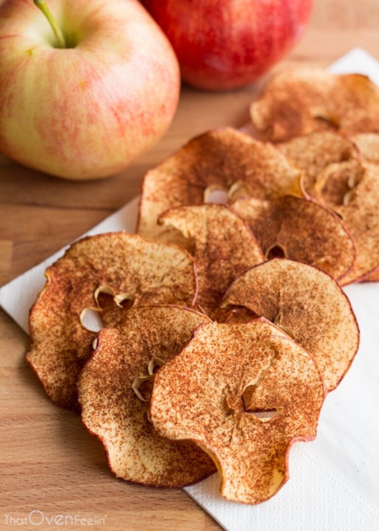 Cinnamon Sugar Apple Chips Recipe