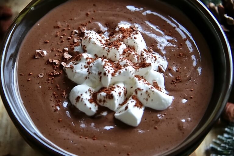 Christmas Eve Creamy Crockpot Hot Chocolate Recipe