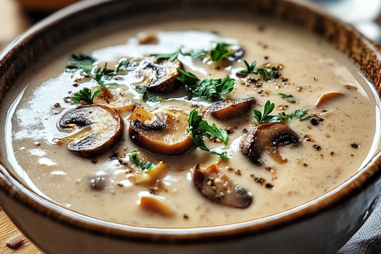Vegan Cream Of Mushroom Soup Recipe